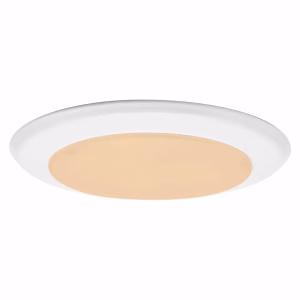 6" LED Disk Downlight – 15W – 5CCT Selectable – Surface Mount & Recessed Retrofit – Energy Star