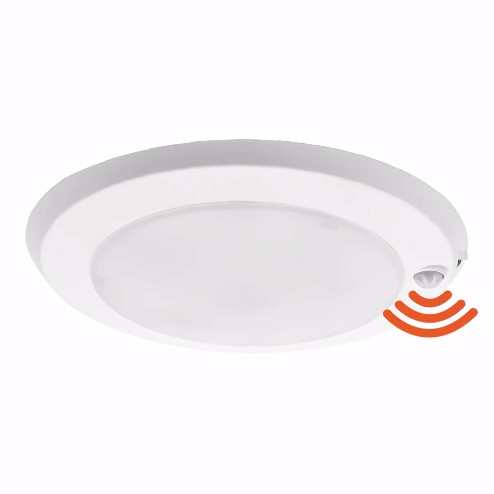 6" LED Disk Downlight – Motion Sensor – 15W – 5CCT Selectable – Surface Mount & Recessed Retrofit – Energy Star - Image 2