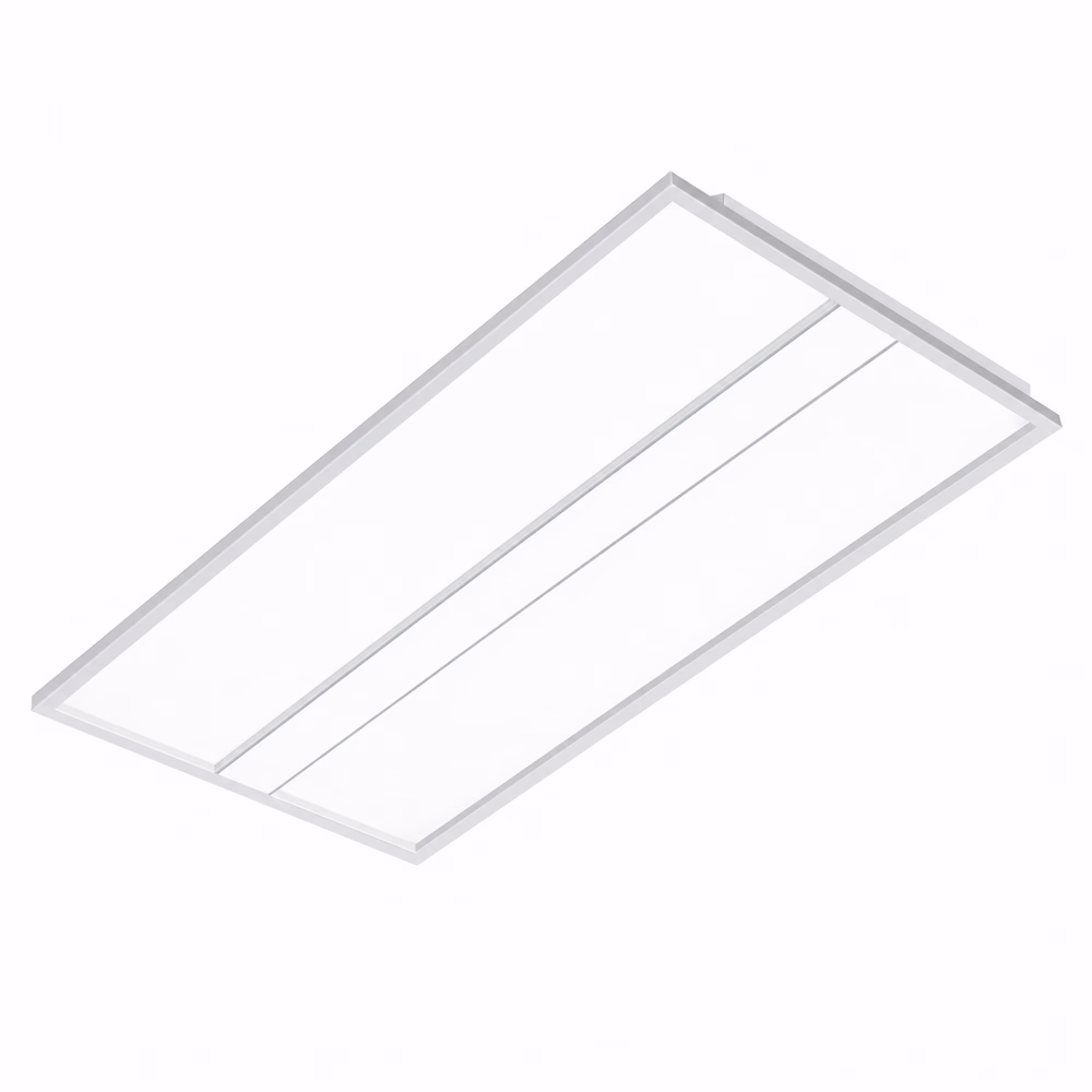 2x4 LED Floating Curved Troffer 50W Field Selectable Commercial Ceiling Light