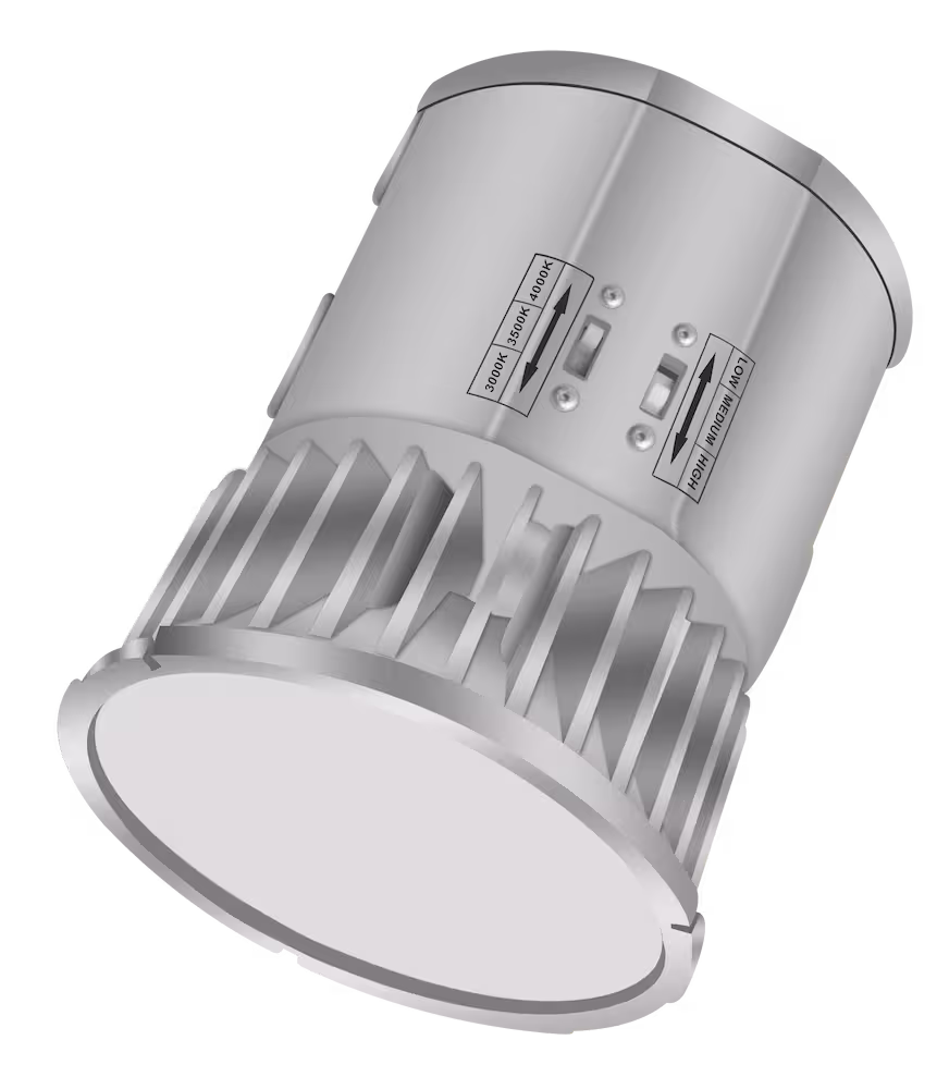 10" LED Commercial Recessed Downlight | 10W–60W Selectable – Up to 6,180 Lumens – 120-277V - Image 4