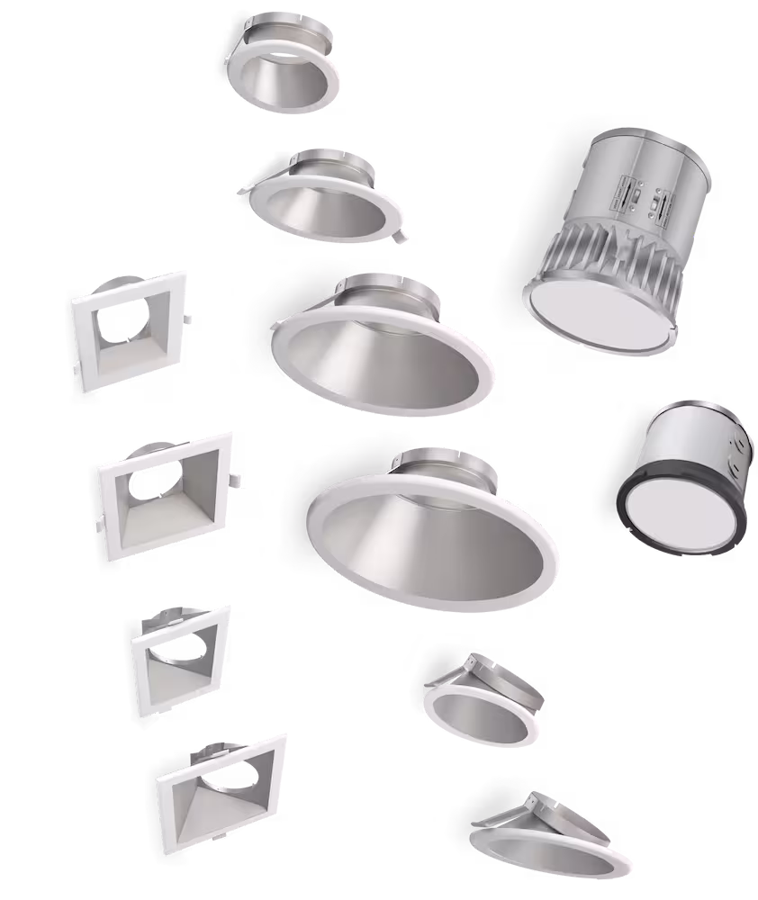 10" LED Commercial Recessed Downlight | 10W–60W Selectable – Up to 6,180 Lumens – 120-277V - Image 5