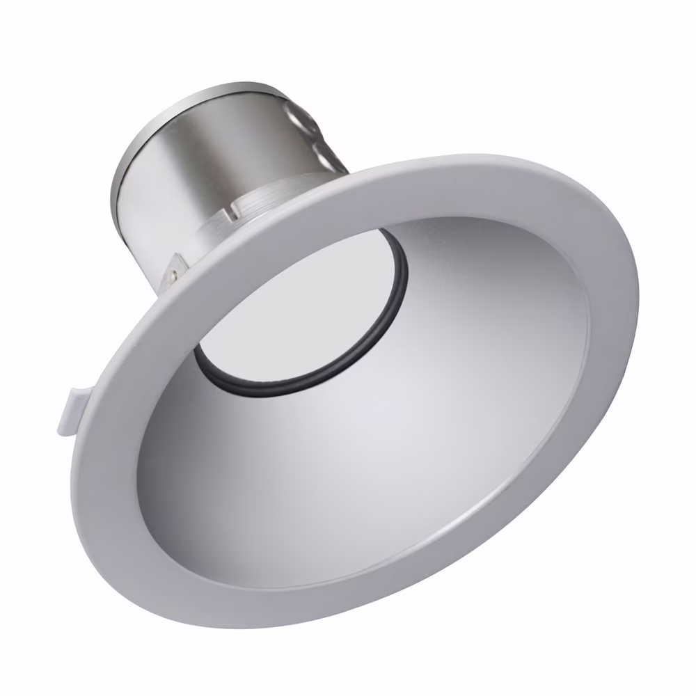 8" LED Commercial Recessed Downlight | 10W–60W Selectable – Up to 6,180 Lumens – 120-277V