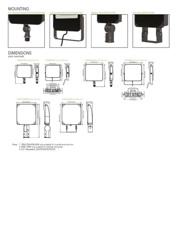 LED Flood Light Gen2 9,400 Lumen (OSL-MFD11) - Image 4