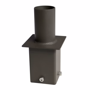 Square Pole Internal Tenon Adapter, 4"