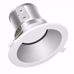 4" LED Commercial Recessed Downlight | 10W-40W Selectable – Up to 3,400 Lumens – 120-277V