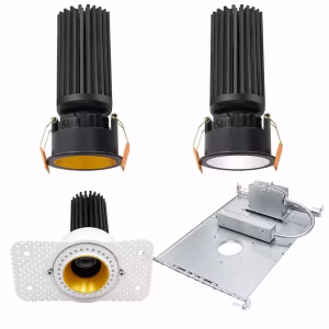 2" LED Deep Regress Adjustable Downlight – 5W-19W Selectable – Up to 1,235 Lumens – 90+ CRI