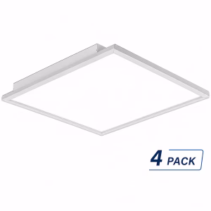 2x2 Backlit LED Flat Panel (Pack of 4) – Up to 5,000 Lumens – 15W-40W & 5CCT Field Selectable – 120-277V – DLC Premium