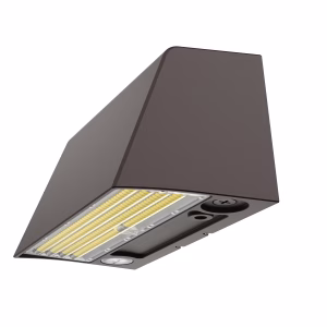 Trapezoid LED Architectural Wall Pack - 120/100/90/60W Field Selectable - Up to 18000 Lumen - DLC Premium AC120-277V