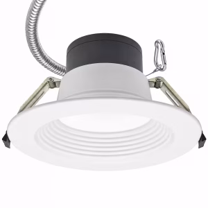 10" LED Commercial Recessed Downlight – 22W/30W/38W Selectable – 5CCT (2700K-5000K) – 0-10V Dimmable – IC Rated