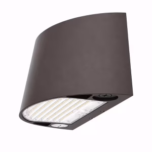Radius LED Architectural Wall Pack - 120/100/90/60W Field Selectable - Up to 18000 Lumen - DLC Premium AC120-277V