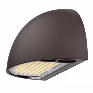 Quartersphere LED Architectural Wall Pack - 120/100/90/60W Field Selectable - Up to 18000 Lumen - DLC Premium AC120-277V
