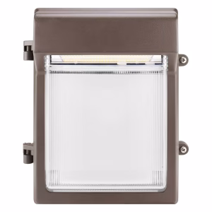 MWP16 40W LED Wall Pack, Clear Polycarbonate Diffuser, CCT & Wattage Selectable, DLC Premium